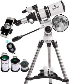 img 4 attached to 🔭 Gskyer Telescope 80mm AZ Space Astronomical Refractor, German Technology Scope for Adults and Kids Astronomy