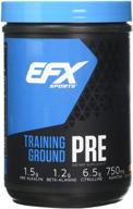 🍊 efx sports training ground pre workout powder, orange mango flavor, 500g logo