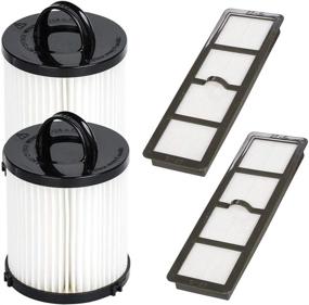 img 4 attached to 🔍 Eagles 2-Pack Replacement Eureka DCF21 &amp; EF6 Filter Kit for Eureka 67821, 68931, 68931A, 69963 &amp; 830911 - Compatible with Airspeed AS1000 Series Upright Vacuum