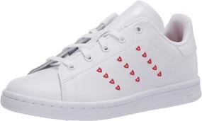 img 4 attached to 👟 Кроссовки для мальчиков Adidas Originals Smith White Medium: стильная и удобная обувь