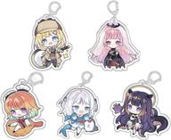 hololive english keychain japanese keychains logo