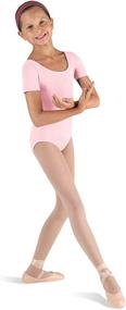 img 3 attached to Bloch Dance Girls Ballet Short Sleeve Leotard: Comfortable and Stylish Performance Wear