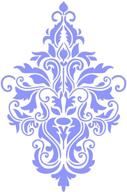 damask stencil reusable scrapbook furniture scrapbooking & stamping logo