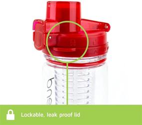 img 2 attached to 🍓 Acquablend Premium Sports 25oz Flip Top Fruit Infused Water Bottle: Enhance Your Active Lifestyle with our Introductory Recipe E-Book!