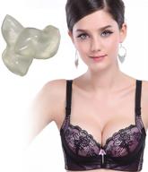 👙 enhancing silicone bra cups for women & girls - mystiqueshapes breast enhancers with free travel pouch logo