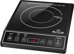 img 4 attached to Duxtop 1800W Black Portable Induction Cooktop Burner - Countertop Option 9100MC/BT-M20B