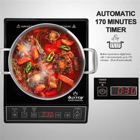 img 2 attached to Duxtop 1800W Black Portable Induction Cooktop Burner - Countertop Option 9100MC/BT-M20B