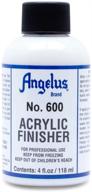 🎨 enhance your art with angelus 600 acrylic finisher, 4 oz.: durable, versatile & high-quality! logo