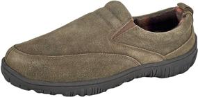 img 4 attached to Туфли из замши Clarks мужские домашние SAB30194A - идеальны для мокасин и резиновых туфель