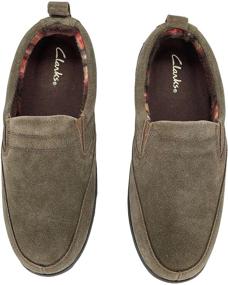 img 1 attached to Туфли из замши Clarks мужские домашние SAB30194A - идеальны для мокасин и резиновых туфель