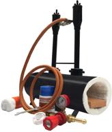 highly portable double burner propane gas forge for 🔥 knife and tool making - ideal for blacksmiths and farriers logo