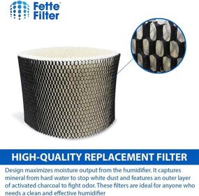 img 2 attached to 🌬️ Fette Filter - Holmes Compatible Humidifier Filter HWF75, HWF75CS, HWF75PDQ-U - Pack of 2