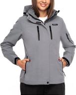 foxelli womens hiking jacket lightweight logo