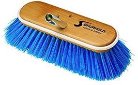 img 1 attached to 🧽 Shurhold 975 Blue 10" Extra Soft Nylon Deck Brush: Gentle and Efficient Cleaning Tool for Decks