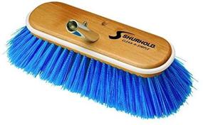img 2 attached to 🧽 Shurhold 975 Blue 10" Extra Soft Nylon Deck Brush: Gentle and Efficient Cleaning Tool for Decks