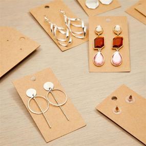 img 3 attached to Earring Cards 200 Pack Display Earrings