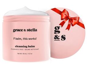 img 4 attached to 🌿 Grace and Stella F-balm Cleansing Balm (125ml) - Effective Makeup Remover for All Skin Types - Fragrance Free, Vegan