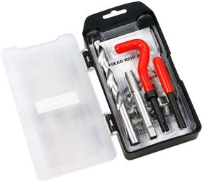 img 4 attached to 🔧 Highking Tool Thread Repair Kit - M12 x 1.25mm Metric Thread Repair Insert Kit for Auto Repairing