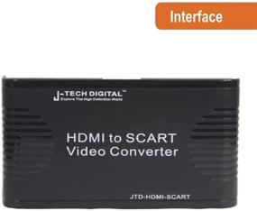img 2 attached to 📺 J-Tech Digital JTD-HDMI-SCART Premium Quality HDMI to SCART Video Converter Adapter Downscaler for SCART TV Projector HDMI1.3 HDCP - 1080p