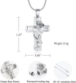 img 3 attached to 👼 Remembering Loved Ones: Boys' Memorial Necklace Cremation Jewelry Keepsake