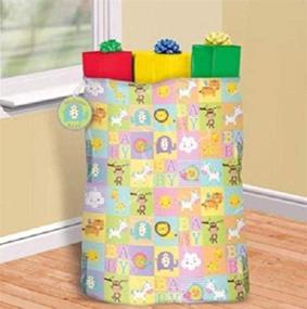 img 1 attached to Amscan Baby Gift Sack, Multicolor, 44x36 inches