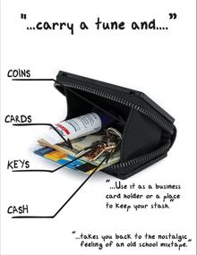 img 1 attached to FYDELITY Leather Cassette Wallet: The Perfect Men's Accessory for Wallets, Card Cases & Money Organizers