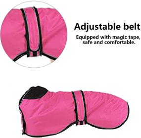 img 2 attached to 🐶 Pethiy Waterproof Dog Jacket: Keep Your Dog Warm and Dry with Adjustable Bands for Medium to Large Dogs – C400