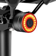 padonow smart bike tail light: ultra bright rear bicycle flashlight with 🚴 auto on/off, high lumen daytime strobe, and usb rechargeable safety red led taillight логотип