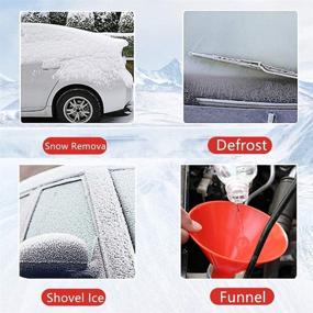 img 1 attached to Magic Cone-Shaped Car Windshield Ice Scrapers - Amare Ampio Round Ice Scraper for Efficient Snow Removal (4 Colors)
