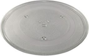 img 2 attached to 🍽️ HQRP 14-1/8 inch Glass Turntable Tray - Compatible with Samsung DE74-20002B DE74-20002A DE74-20002 Microwave Ovens - 360mm Cooking Plate