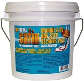 img 2 attached to 🚤 Garry's Premium Satin Marine & RV ONE STEP Cleaner Wax (1 Gallon)