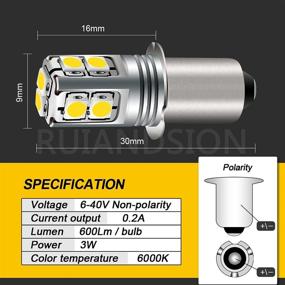 img 1 attached to 🔦 Ruiandsion Flashlight P13 5S Replacement: Non Polarity Industrial Electrical - Find the Perfect Upgrade!