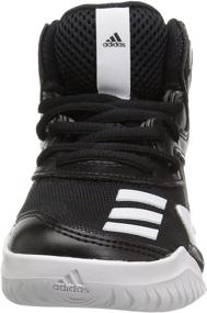 img 3 attached to 🏀 Stylish and Dynamic: Adidas Crazy Basketball Black Light Girls' Shoes