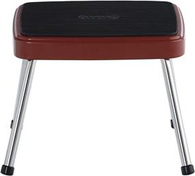 img 2 attached to COSCO Stylish Retro Step Stool - Red, One Pack - A Perfect Blend of Nostalgia and Functionality