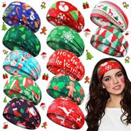 christmas stretchy headband accessories styling logo