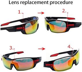 img 2 attached to Enhance Your Cycling Experience with Polarized Sports Sunglasses for Men and Women