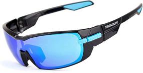 img 4 attached to Enhance Your Cycling Experience with Polarized Sports Sunglasses for Men and Women