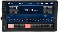 🚗 yody 7-дюймовый сенсорный автомобильный радиоприемник под двойной дин с bluetooth, громкой связью, зеркальной связью, fm-радио, mp3/mp5 плеером, поддержкой usb/sd/aux, камерой заднего вида и беспроводным пультом дистанционного управления. логотип