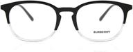 burberry be2272 eyeglasses black crystal logo