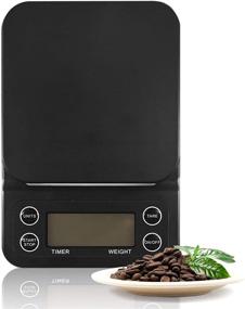 img 4 attached to 🕒 Enhance Your Coffee Brewing Experience with Our Digital Coffee Scale - Perfect for Pour Over and Drip Coffee, Complete with a Timer!