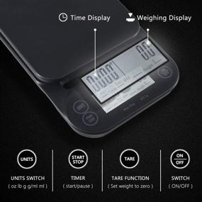 img 3 attached to 🕒 Enhance Your Coffee Brewing Experience with Our Digital Coffee Scale - Perfect for Pour Over and Drip Coffee, Complete with a Timer!