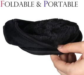 img 3 attached to 🔥 Ultimate Ypser Fleece Warmers: Foldable Outdoor Comfort