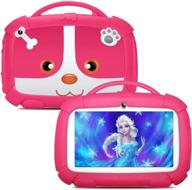 🎁 top-rated kids tablets with wifi, 16gb storage, parental control, and learning games - perfect gift for boys and girls, pink logo