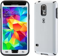 чехол speck products candyshell plus для samsung galaxy s5 – белый/черный с защитным экраном и пленкой для экрана логотип