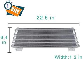 img 1 attached to 🚛 Max Heavy Duty 40,000 GVW Transmission Performance Oil Cooler LPD47391 OC-4739-1: Advanced Cooling for Towing & Protection