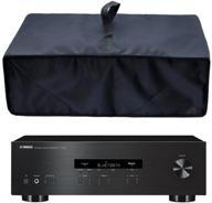 🎧 premium black nylon dust cover case protector - fits yamaha r-s202bl, r-n303bl, rx-v683bl stereo receiver logo