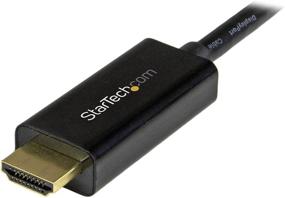 img 1 attached to 🔌 StarTech.com Кабель Mini DisplayPort на HDMI длиной 6 футов - адаптер монитора 4K 30 Гц - mDP PC/Macbook на дисплей HDMI (MDP2HDMM2MB) в черном цвете.