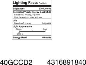 img 2 attached to GE Lighting 17730 40 Watt Candelabra