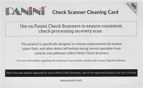 img 2 attached to 🖨️ Waffletechnology Panini Check Scanner Cleaning Cards (Set of 15)
