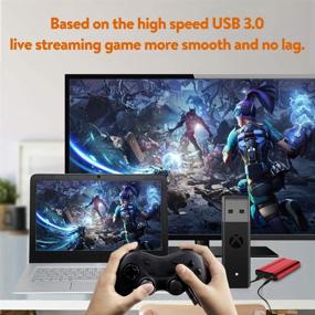 img 1 attached to Карта захвата Angetube - Видео захват высокого разрешения игр & HDMI - 60FPS 1080P, 4K30, USB 3.0, низкая задержка - идеально подходит для трансляций в прямом эфире на Twitch с использованием PS5, Nintendo Switch, Xbox One, PS4, PS3, 3DS для записи игрового процесса.